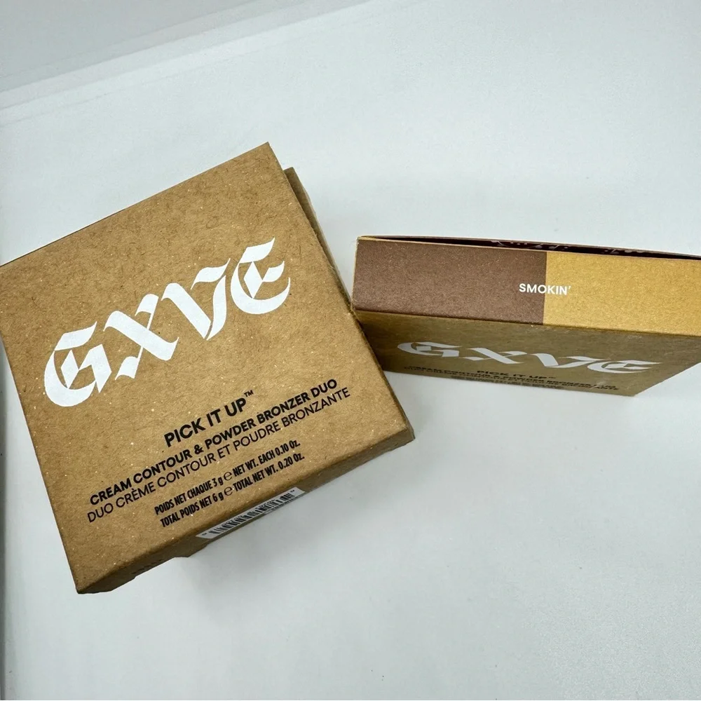 Smokin’ GXVE Pick It Up Cream Contour & Powder Bronzer Duo Medium Brand New